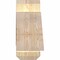 Ekena Millwork Bellingham Rough Sawn Timber Gable Bracket, Douglas Fir, 72"W x 12"H x 6"D x 6"F, 4/12 Pitch GBW072X12X0606BEL00RDF - alternate 4